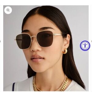 Stylish Black and Gold Sunglasses